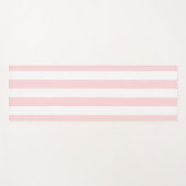 Yoga Matten Roze & Witte Streep (Voorkant (horizontaal))