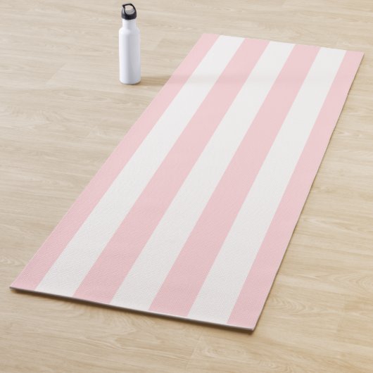 Yoga Matten Roze & Witte Streep (In situ)