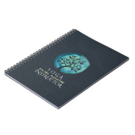 YOGA MEDA-instructeur Elegant Waterverf Tree Notitieboek