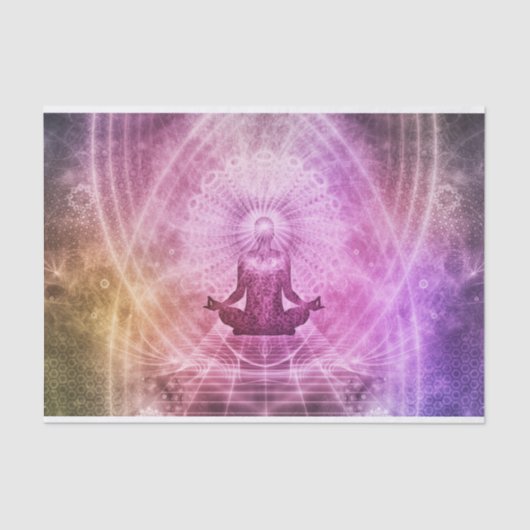 Yoga Mediation Tissuepapier (Voorkant)