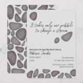 Yoga Meditatie Baby shower Uitnodiging (Voorkant / Achterkant)