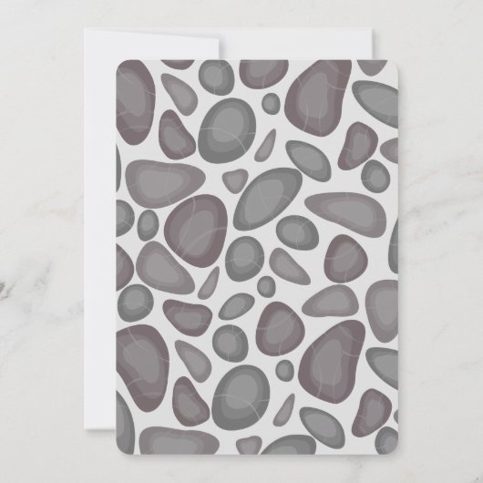 Yoga Meditatie Baby shower Uitnodiging (Achterkant)