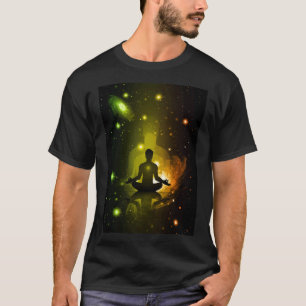 Yoga Meditatie Boeddha Universum T-shirt