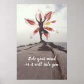Yoga Meditatie Citat Poster (Voorkant)