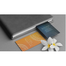 Yoga Meditatie Docent Modern Oranje Goud Mandala