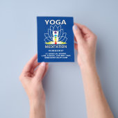 Yoga Meditatie Flyer (Hand)