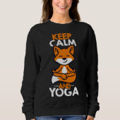 Yoga Meditatie Fox Trui (Voorkant)
