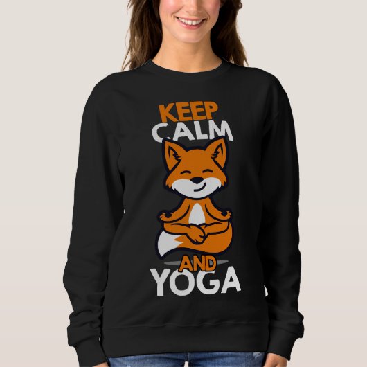 Yoga Meditatie Fox Trui (Voorkant)