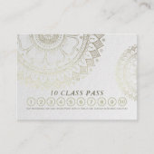 Yoga Meditatie Instructeur Klas Pas Loyalty Card (Voorkant)
