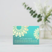 Yoga Meditatie Instructeur Klas Pas Loyalty Card (Staand voorkant)
