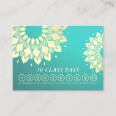 Yoga Meditatie Instructeur Klas Pas Loyalty Card (Voorkant)