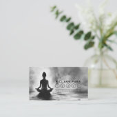 Yoga Meditatie Instructeur Lotus Pose 5 Klasse Pas Klantenkaartje (Staand voorkant)