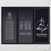 Yoga Meditatie Instructeur Lotus Pose Brush Stroke (Voorkant)