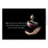 Yoga Meditatie Instructeur Lotus Pose Brush Stroke (Voorkant Horizontaal)