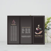 Yoga Meditatie Instructeur Lotus Pose Brush Stroke (Staand voorkant)