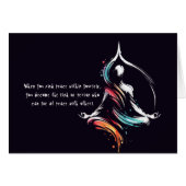 Yoga Meditatie Instructeur Lotus Pose Brush Stroke (Voorkant Horizontaal)