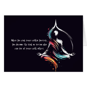 Yoga Meditatie Instructeur Lotus Pose Brush Stroke