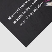 Yoga Meditatie Instructeur Lotus Pose Brush Stroke Tissuepapier (Detail)