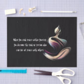 Yoga Meditatie Instructeur Lotus Pose Brush Stroke Tissuepapier (Craft)