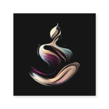 Yoga Meditatie Instructeur Lotus Pose Brush Stroke