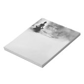 Yoga Meditatie Instructeur Lotus Pose Inkt Schilde Notitieblok (Linkerzijde)