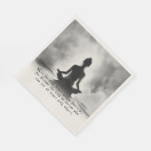 Yoga Meditatie Instructeur Lotus Pose Inkt Schilde Servet (Hoek)