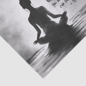 Yoga Meditatie Instructeur Lotus Pose Inkt Schilde Tissuepapier (Detail)