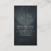 Yoga Meditatie Instructeur Lotus Pose Inkt Schilde Visitekaartje (Achterkant)