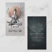 Yoga Meditatie Instructeur Lotus Pose Reiki Master Visitekaartje (Voorkant / Achterkant)