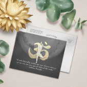 YOGA-Meditatie-instructeur - Overzicht van structu Briefkaart