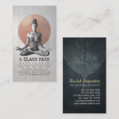 Yoga Meditatie Instructeur Reiki Master Class Pass Klantenkaartje (Voorkant / Achterkant)