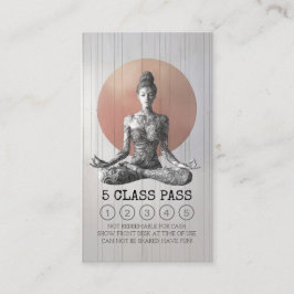 Yoga Meditatie Instructeur Reiki Master Class Pass Klantenkaartje