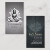 Yoga Meditatie Instructeur Reiki Master Class Pass Klantenkaartje (Voorkant / Achterkant)