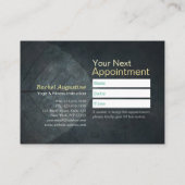 Yoga Meditatie Instructeur Reiki Master Class Pass Klantenkaartje (Achterkant)