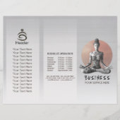 Yoga Meditatie Instructeur Reiki Master Lotus Pose (Voorkant)