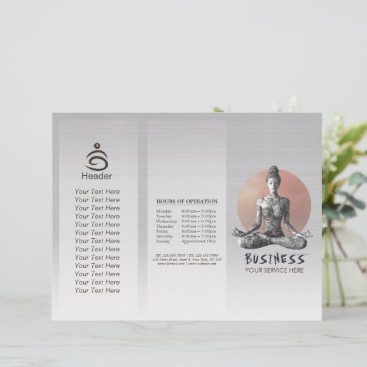 Yoga Meditatie Instructeur Reiki Master Lotus Pose (Staand voorkant)