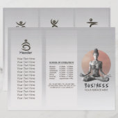 Yoga Meditatie Instructeur Reiki Master Lotus Pose (Voorkant / Achterkant)