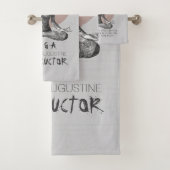 Yoga Meditatie Instructeur Reiki Master Lotus Pose Bad Handdoek (Insitu)