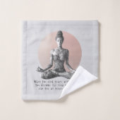Yoga Meditatie Instructeur Reiki Master Lotus Pose Bad Handdoek (Wasdoekje)