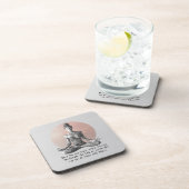 Yoga Meditatie Instructeur Reiki Master Lotus Pose Bier Onderzetter (Rechterzijde)