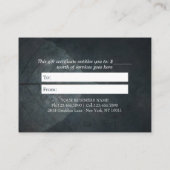 Yoga Meditatie Instructeur Reiki Master Lotus Pose Kortingskaartje (Achterkant)