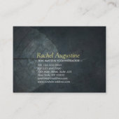 Yoga Meditatie Instructeur Reiki Master Lotus Pose Kortingskaartje (Achterkant)