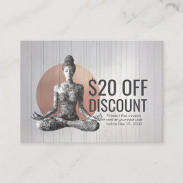 Yoga Meditatie Instructeur Reiki Master Lotus Pose Kortingskaartje