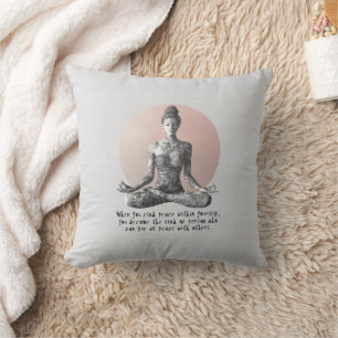 Yoga Meditatie Instructeur Reiki Master Lotus Pose Kussen