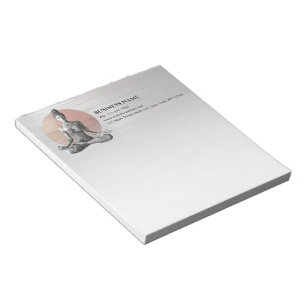 Yoga Meditatie Instructeur Reiki Master Lotus Pose Notitieblok