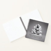 Yoga Meditatie Instructeur Reiki Master Lotus Pose Notitieboek (Binnen)