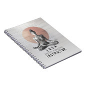 Yoga Meditatie Instructeur Reiki Master Lotus Pose Notitieboek (Rechterzijde)