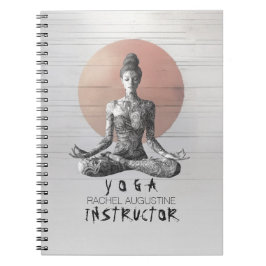 Yoga Meditatie Instructeur Reiki Master Lotus Pose Notitieboek