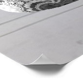 Yoga Meditatie Instructeur Reiki Master Lotus Pose Poster (Hoek)