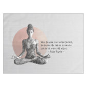Yoga Meditatie Instructeur Reiki Master Lotus Pose Tafelkleed